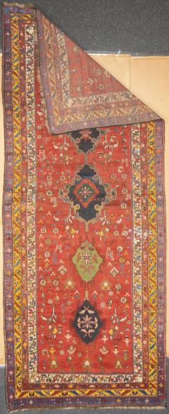 Fine Antique Persian Wool Foundation Lori Hallway Rug 47 x 114  - 4268881