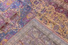 Fine Antique Silk Kashan Rug 7 4 x 10 4  - 4314210