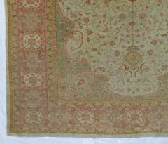 Fine Antique Turkish Borlu Oushak Wool Rug 8 7 x 11 10  - 4328600