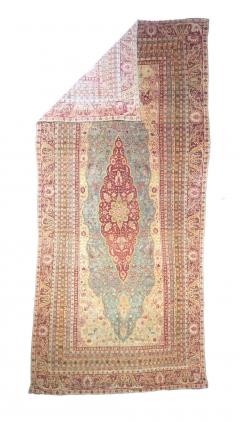 Fine Antique Turkish Gordez Wool Rug Odd and rare size 8 0 x 17 8  - 4295892