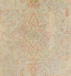 Fine Antique Turkish Oushak Rug 13 0 x 16 10  - 4313976