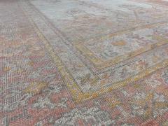 Fine Antique Turkish Oushak Rug 8 8 x 12  - 4315037