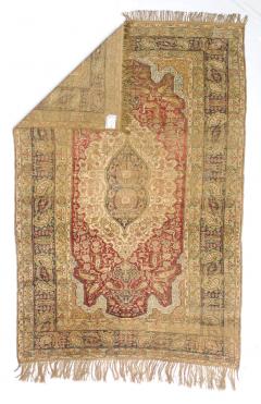 Fine Antique Turkish Silk Kayseri Rug 40 x 5 x 11  - 4355404