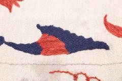 Fine Antique Uzbek Suzani Rug 63 x 99 - 4268534