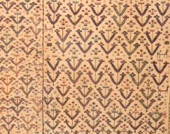 Fine and Rare Antique Verheh Kilim Flat Weave Wool Rug 62 x 63  - 4268074