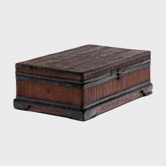 Finely Woven Lacquered Trunk - 4255713