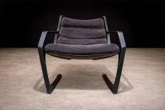 Fixed Commander Armchair in Metal Jorge Zalszupin 1970s - 4801698