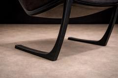 Fixed Commander Armchair in Metal Jorge Zalszupin 1970s - 4801699