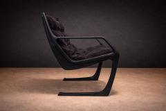 Fixed Commander Armchair in Metal Jorge Zalszupin 1970s - 4801700