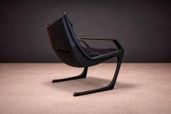 Fixed Commander Armchair in Metal Jorge Zalszupin 1970s - 4801701