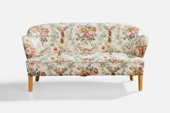 Flemming Lassen Sofa with Fabric and Birch Finland 1952 - 4765957