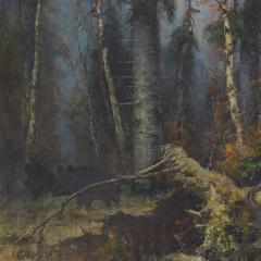 Forest In Late Autumn Yuliy Klever 1850 1924 1903 - 4781135