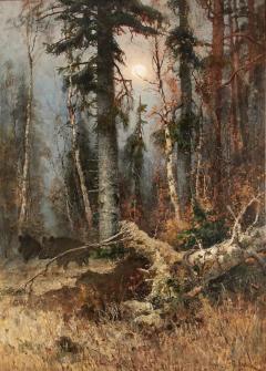 Forest In Late Autumn Yuliy Klever 1850 1924 1903 - 4788319