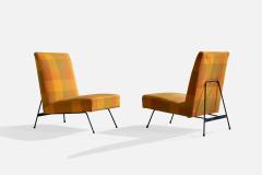 Framar Lounge Chairs with Fabric and Metal Italy 1960s - 4766109