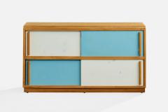 French Designer Cabinets in Wood France 1950s - 4778213