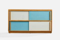 French Designer Cabinets in Wood France 1950s - 4778214