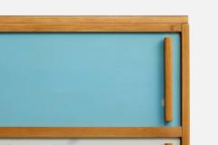 French Designer Cabinets in Wood France 1950s - 4778215