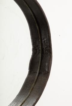 French Iron Oval Mirror c 1950 60 - 2879958