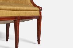 Frits Henningsen Sofa with Mahogany and Fabric Denmark 1940s - 4766237