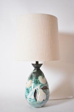 Fruits and pears ceramic lamp 1960s  - 4539620