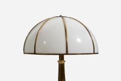 Gabriella Crespi Table Lamp with Brass and Acrylic Italy 1970s - 4766246