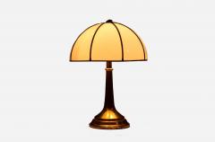 Gabriella Crespi Table Lamp with Brass and Acrylic Italy 1970s - 4766249