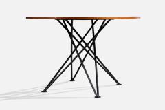 Gastone Rinaldi Dining Table with Wood and Metal Italy 1960s - 4766290