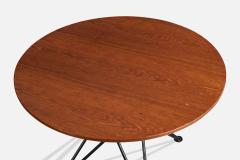 Gastone Rinaldi Dining Table with Wood and Metal Italy 1960s - 4766291