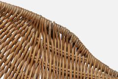 Gastone Rinaldi Stools with Rattan and Lacquered Metal for RIMA Italy 1950s - 4766273