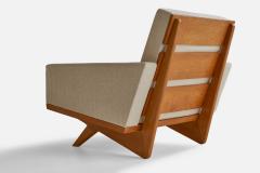 Georg Thams Lounge Chairs with Oak and Fabric Denmark 1964 - 4766356