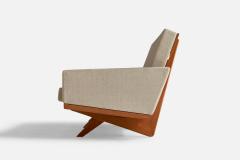 Georg Thams Sofa with Oak and Fabric Denmark 1964 - 4766348