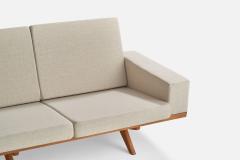 Georg Thams Sofa with Oak and Fabric Denmark 1964 - 4766350