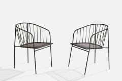 George Nelson Armchairs in Iron USA 1950s - 4766457