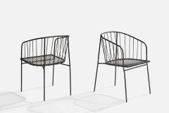 George Nelson Armchairs in Iron USA 1950s - 4766460
