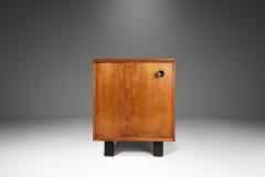 George Nelson Mid Century Modern End Table Cabinet in Walnut by George Nelson - 2933019