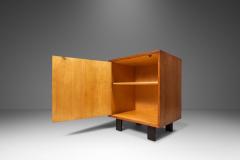 George Nelson Mid Century Modern End Table Cabinet in Walnut by George Nelson - 2933031
