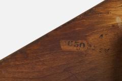 George Nelson Rare Coffee Table in Walnut USA 1946 - 4766453