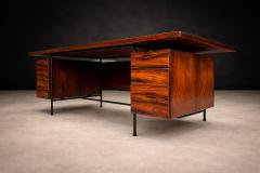 Geraldo de Barros Six Drawer Rosewood Iron Desk by Geraldo de Barros 1950s Lot 460A - 4624896