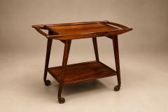 Geraldo de Barros for Unilabor Rosewood Bar Cart Brazil 1960s - 4801783