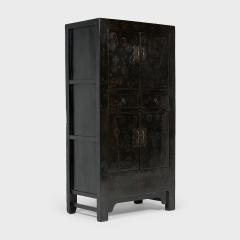 Gilt Black Lacquer Shanxi Cabinet - 4258006