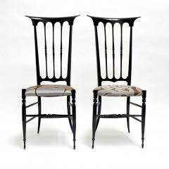 Gio Ponti A Rare Pair of Restored Chiavari Chairs - 2222064