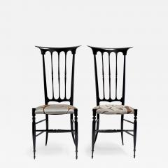 Gio Ponti A Rare Pair of Restored Chiavari Chairs - 2222831
