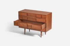 Gio Ponti Dresser in Walnut for Singer Sons America 1950s - 4766644