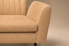 Giuseppe Scapinelli Armchairs in Hardwood Suede Brazil 1950s - 4801742