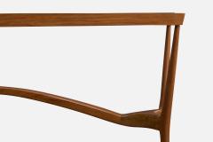 Giuseppe Scapinelli Console Table with Wood and Glass Brazil 1950s - 4766798
