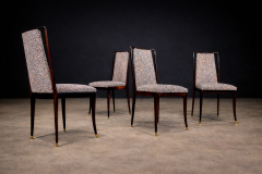 Giuseppe Scapinelli Set of Four Dining Chairs in Rosewood by Giuseppe Scapinelli 1950s Lot 352 - 4624583