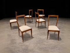 Giuseppe Scapinelli Set of Six Dining Chairs in Caviuna Boucle by Giuseppe Scapinelli Lot 681B - 4624593