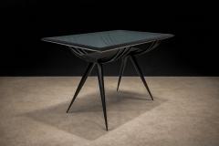 Giuseppe Scapinelli Side Table in Hardwood Glass Giuseppe Scapinelli 1950s - 4801985