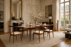 Giuseppe Scapinelli Six Cavi na Boucl Dining Chairs by Giuseppe Scapinelli Brazil 1950s - 4802035