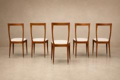 Giuseppe Scapinelli Six Cavi na Boucl Dining Chairs by Giuseppe Scapinelli Brazil 1950s - 4802038